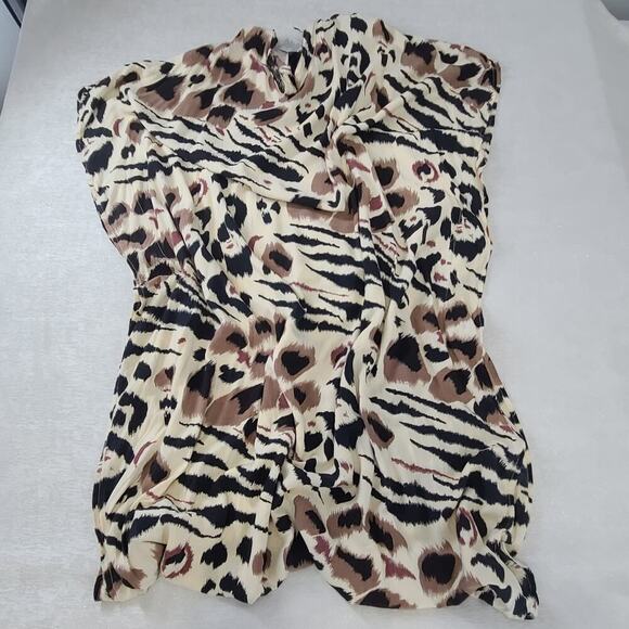 Day for Night Vintage Kaftan women's safari print - Picture 3 of 8